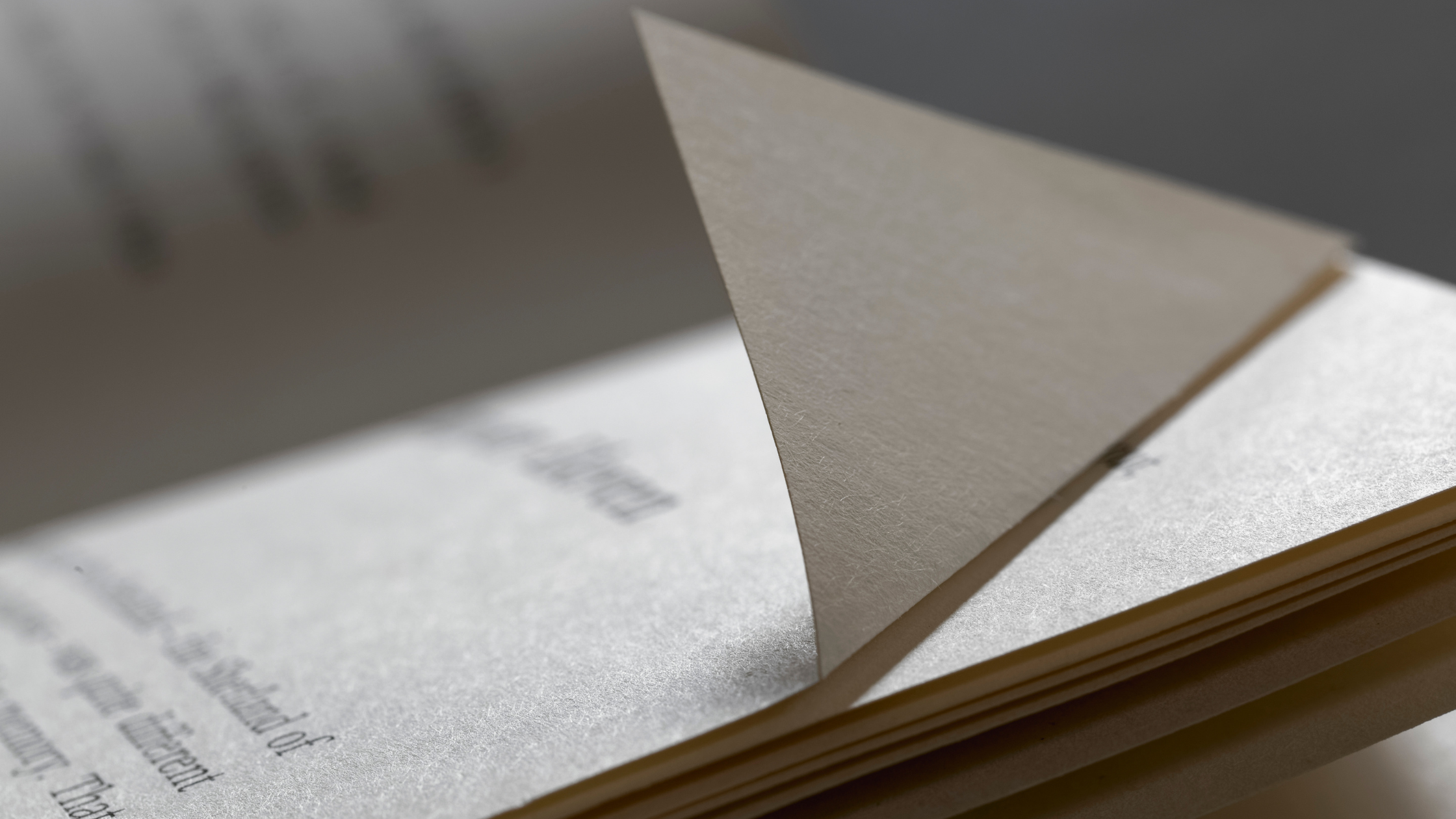 Unfinished books with bookmarks still in place